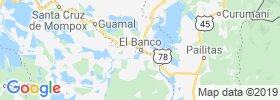 El Banco map